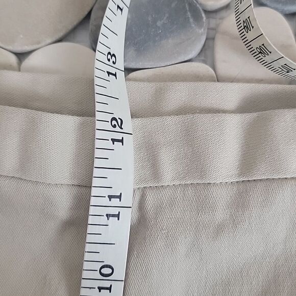 Crazy Horse high rise slim ankle pant in ivory Size 14P - Picture 10 of 11